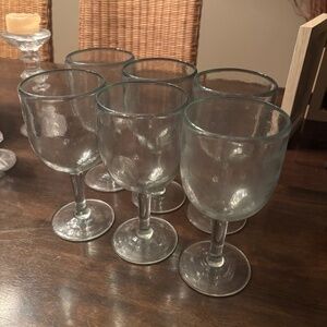 Pottery Barn Outdoor/Acrylic Wine glasses